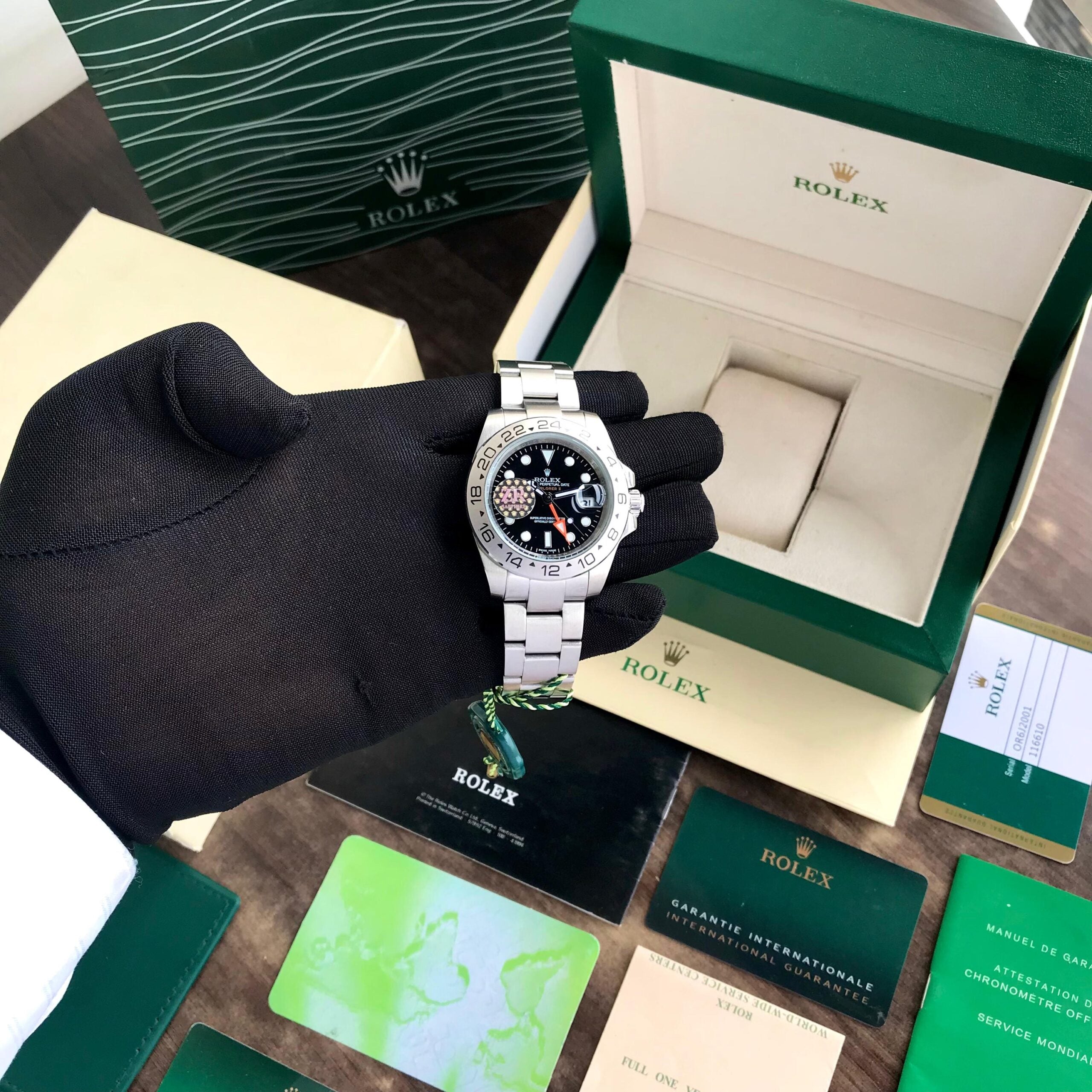 Rolex Explorer || Premiums Automatic Stainless Steel Black Dial Mens Watch - Image 4