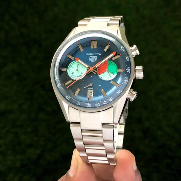 Tag Heuer Carrera Skipper Japanese Stainless Steel Watch For Men's - Image 2
