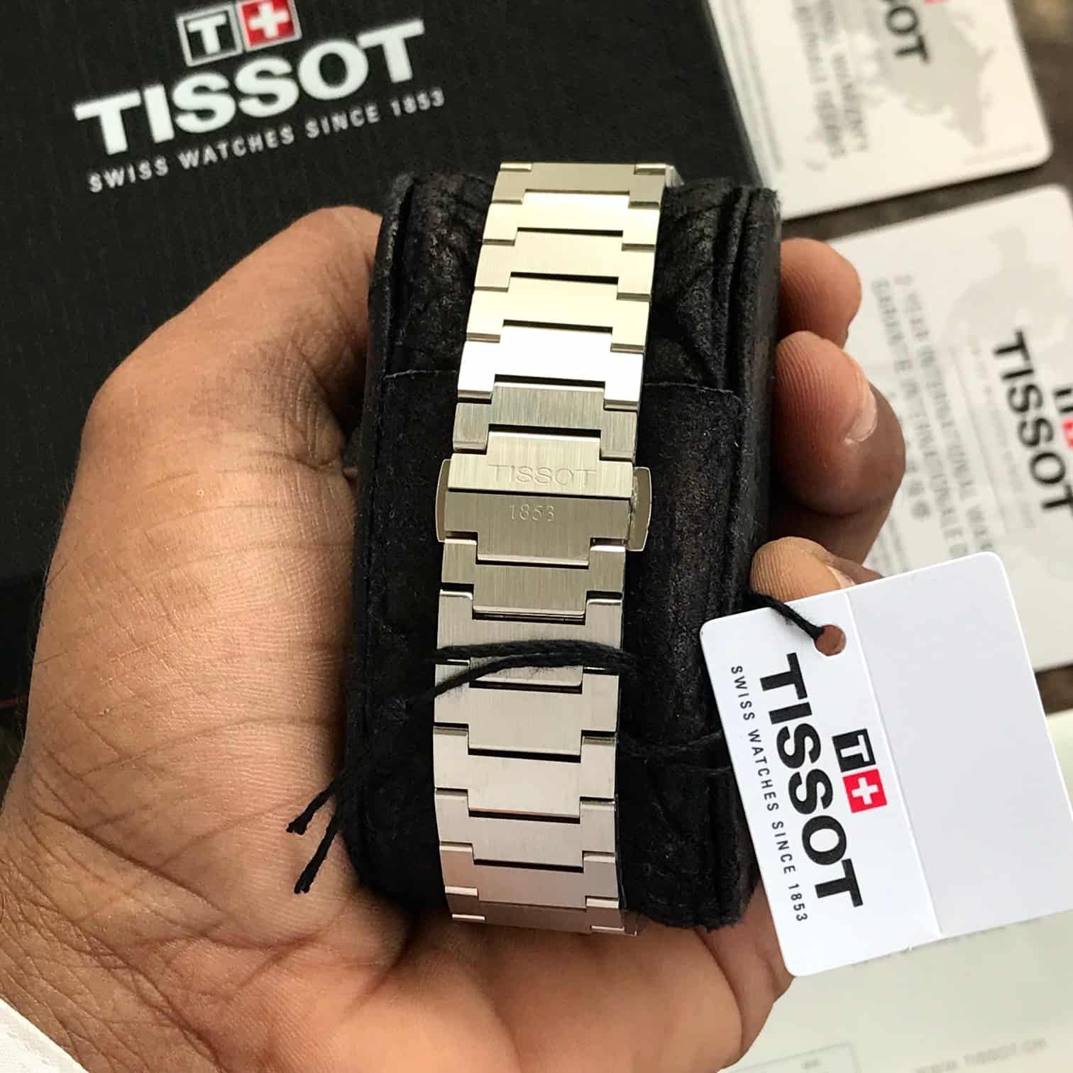 Tissot PRX Stainless Steel Green Dial Japanese Mens Watch - Image 4