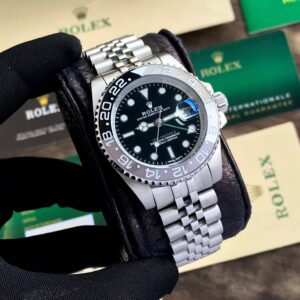 Rolex GMT Master Grey Black Dial Automatic Mens Watch