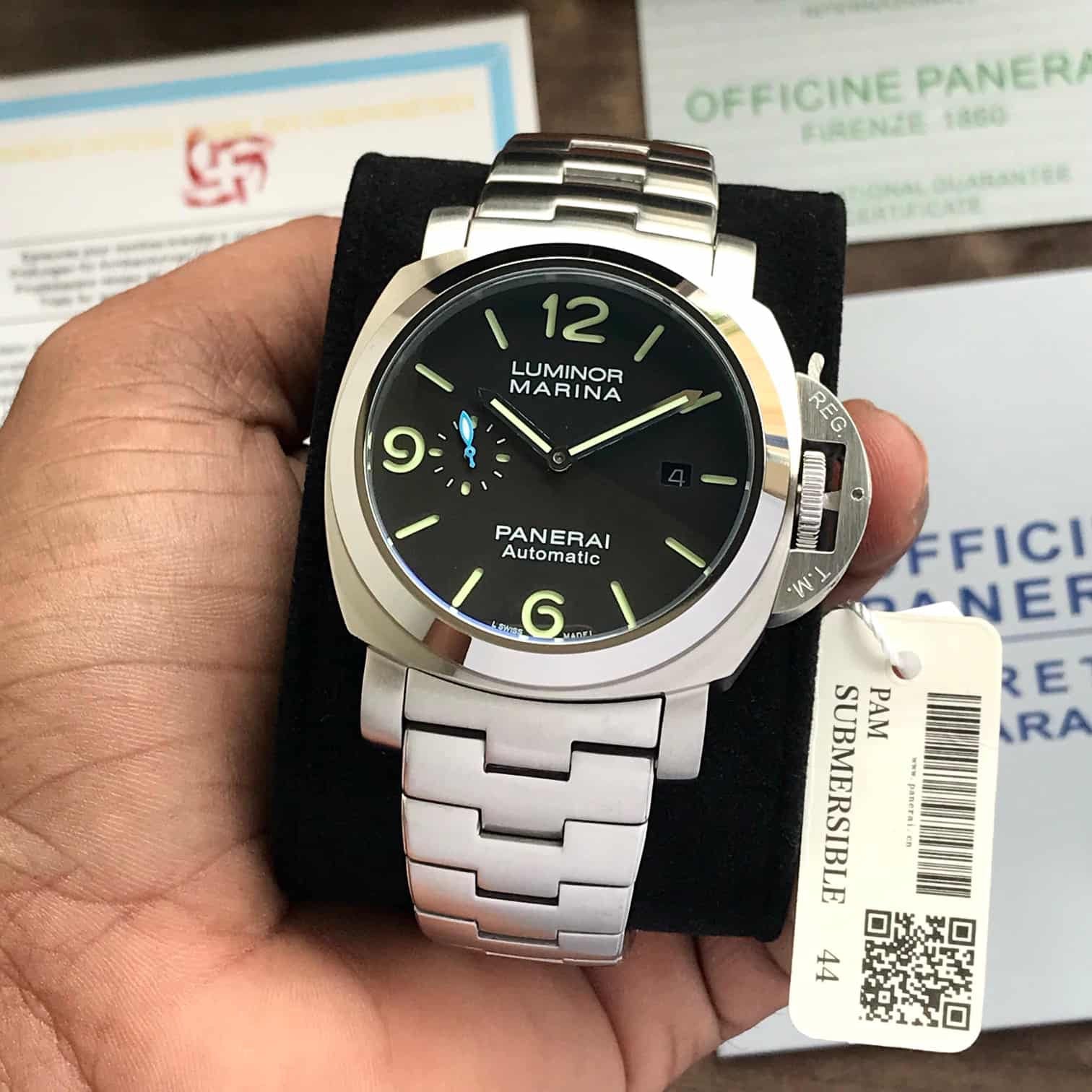 Luminor Panerai Marina Swiss Automatic Premium Men's Watch - Image 3