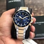 EMPORIO ARMANI AR11362 Chronograph Analog Watch for Men - On Wrist | Royal Dial