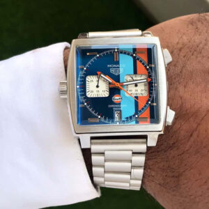 TAG Heuer Carerra Monaco Special Edition Re-Imagines Stainless Steel Mens Watch
