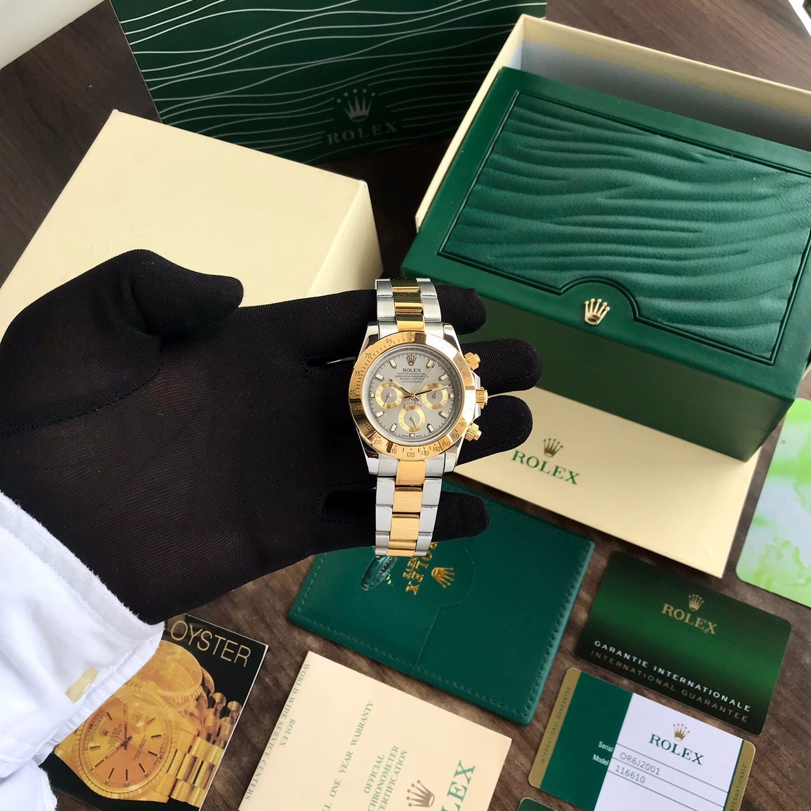 Rolex Cosmograph Daytona Two Tone Gold Automatic Mens Watch - Image 3
