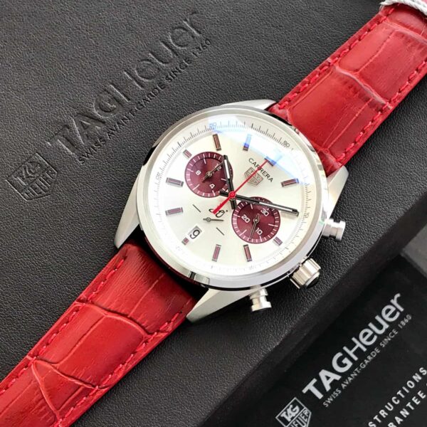 Tag Heuer Grand Carrera Chronograph's Silver 5N Limited Edition Men's Watch - Image 3