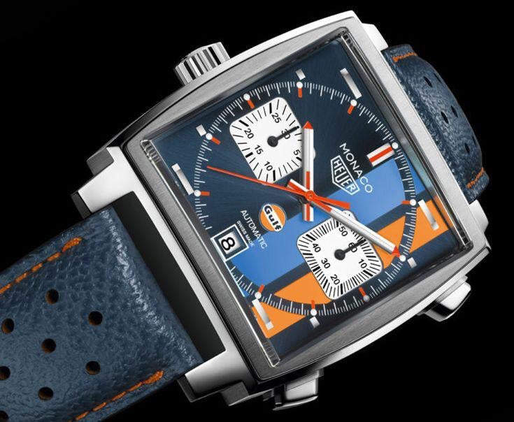 Tag Heuer Monaco Gulf Limited Edition Japanese Mens Watch - Image 4