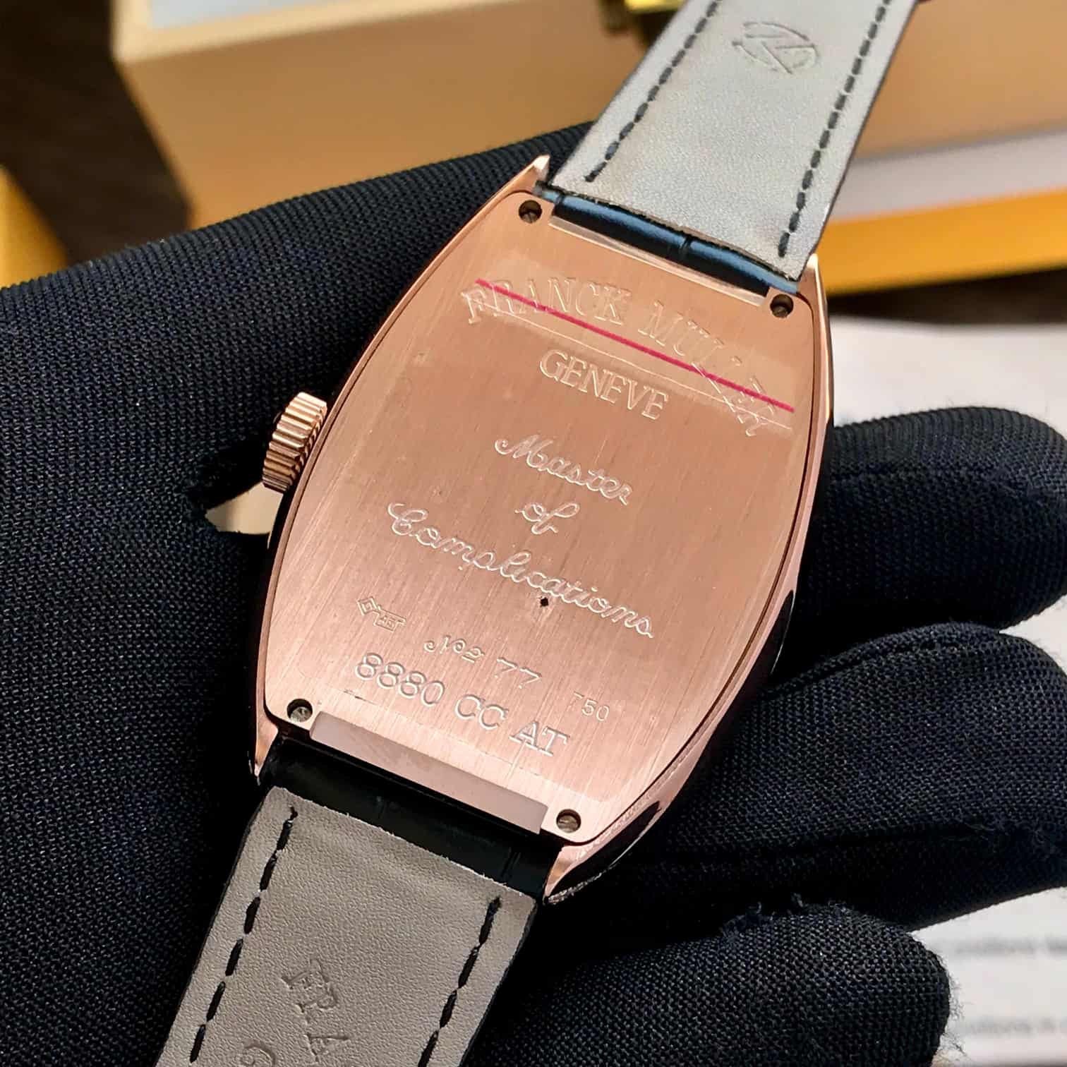Frank Muller Geneve Crazy Hours Rosegold Diamond Body Automatic Men's Watch - Image 3