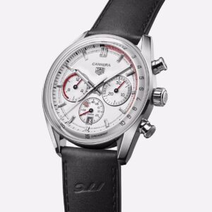 Tag Heuer Carrera Chronosprint X 911 Porsche White Dial Black Belt Japanese Mens Watch