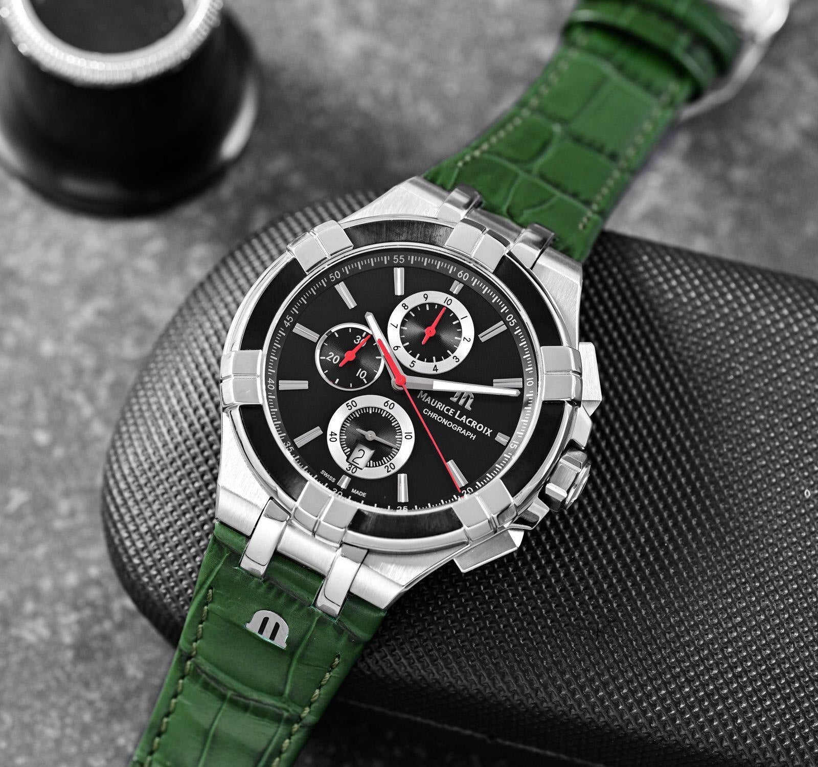 Maurice Lacroix Aikon Authentic AI1018 44mm Quartz Mens Watch - Image 2