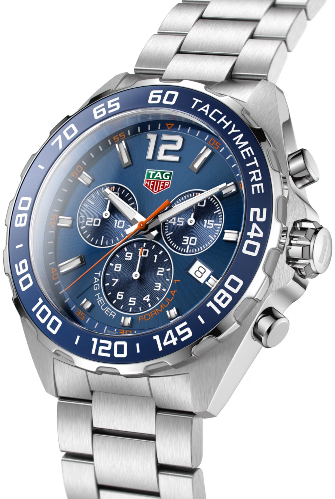 Tag Heuer Formula 1 Chronograph Blue Dial Authentic Men's Watch - Image 3
