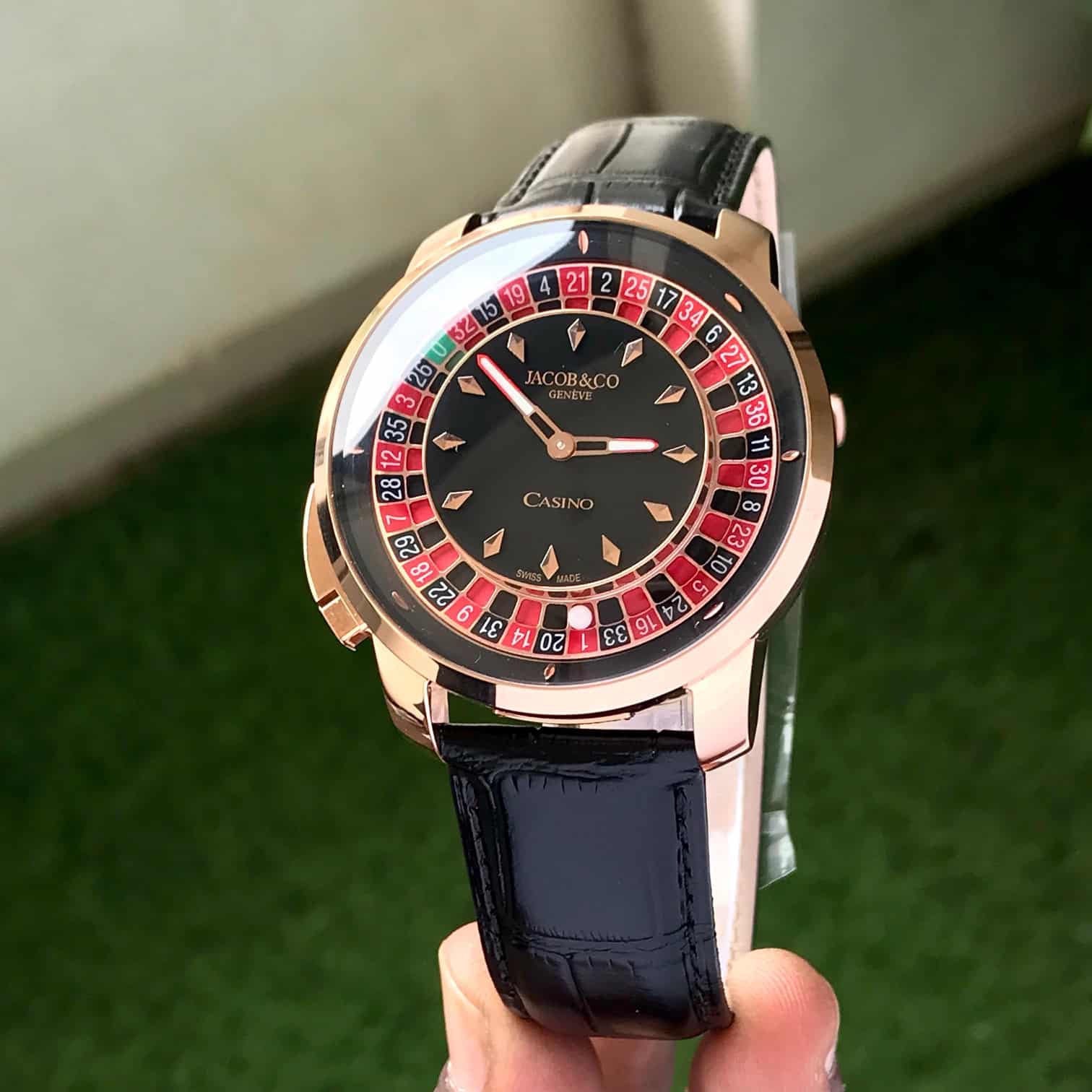 Jacob & Co. Casino Tourbillon Rose Gold Swiss Made Men's Watch - Image 8