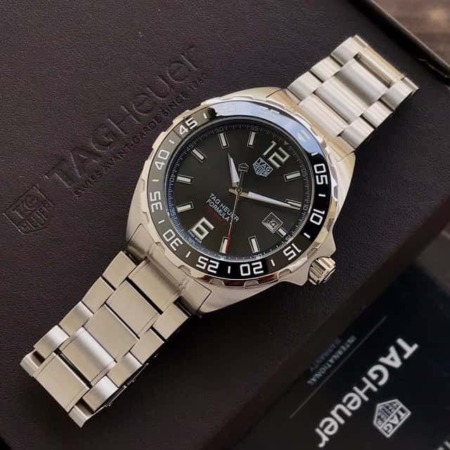 TAG Heuer Carerra Formula 1 Special Edition Re-Imagines Formula 1 Racing Grey Dial Automatic Mens Watch - Image 2