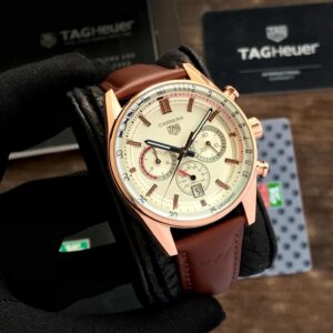 Tag Heuer Carrera Chronosprint X 911 Porsche White Dial Japanese Mens Watch