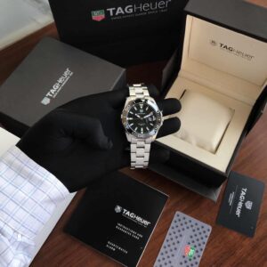 Tag Heuer Aquaracer Stainless Steel Black Dial 300M Automatic Mens Watch