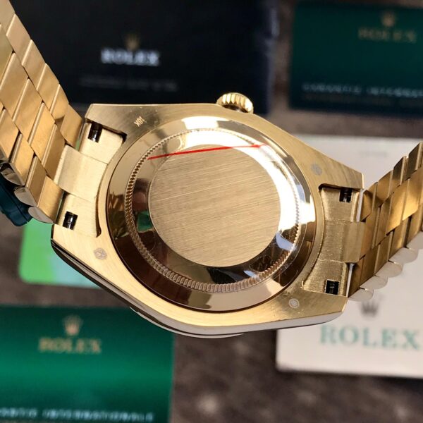 Rolex Day Date 41 Gold Tone Gold Dial Japanese Automatic Mens Watch - Image 4