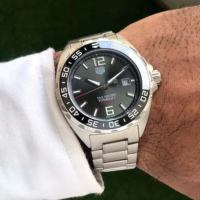 TAG Heuer Carerra Formula 1 Special Edition Re-Imagines Formula 1 Racing Grey Dial Automatic Mens Watch - Image 3