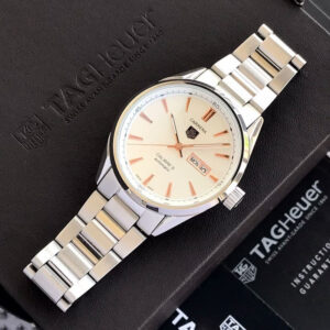 Tag Heuer Calibre 5 Stainless Steel Copper White Dial Automatic Master Quality Mens Watch