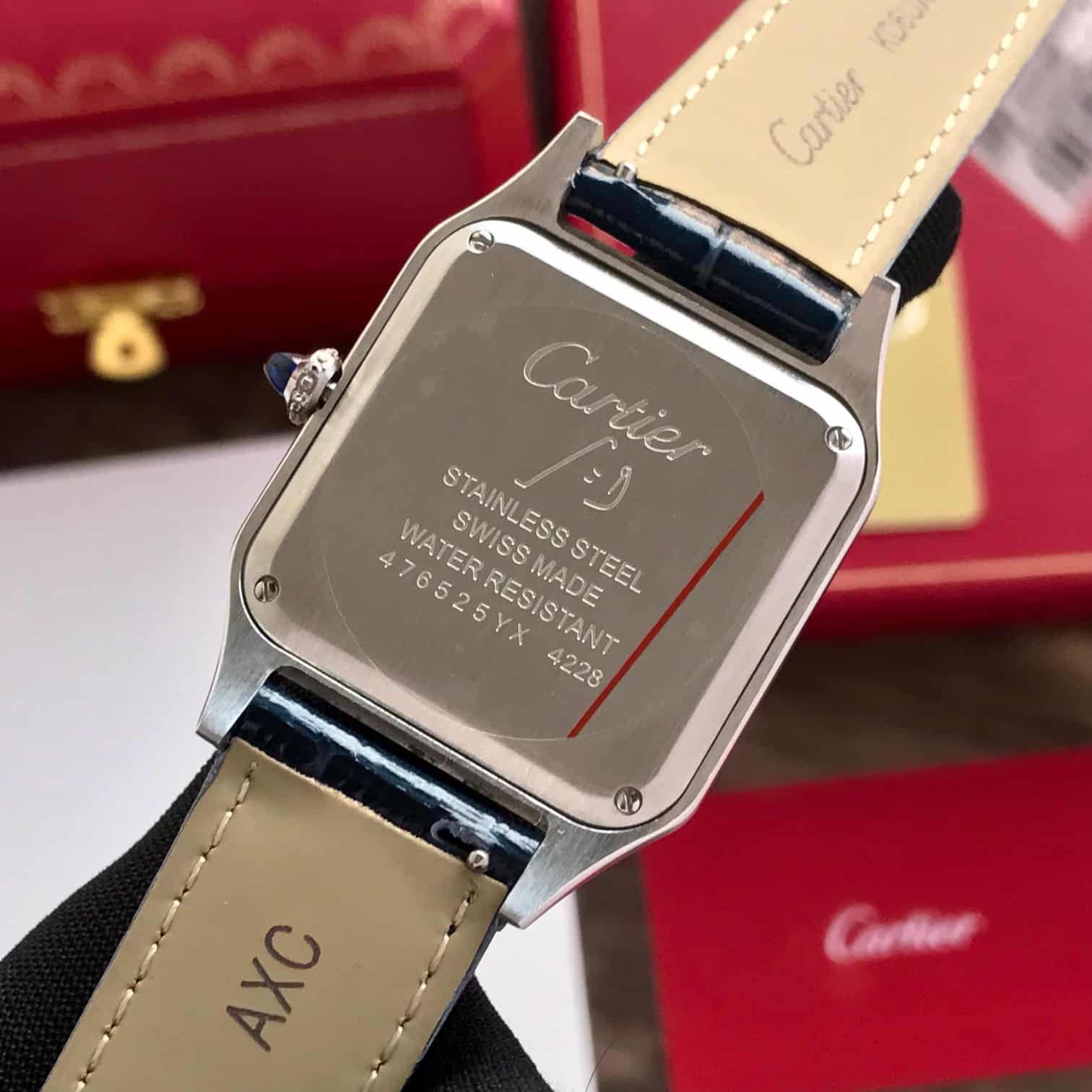 Cartier Santos Dumont Premium Silver White Dial Unisex Watch - Image 4