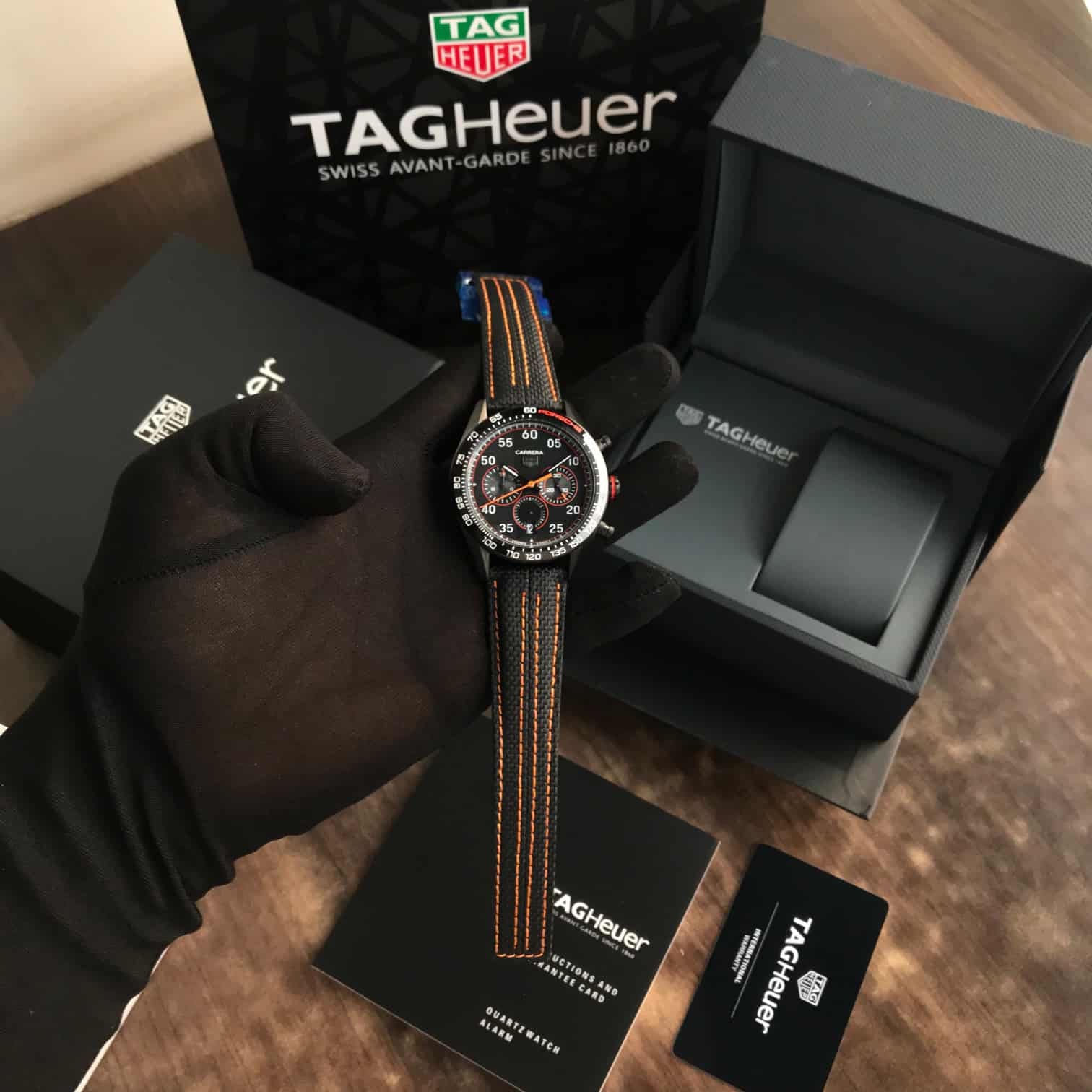 TAG Heuer Carrera X Porsche Orange Racing Premium Men's Watch - Image 2