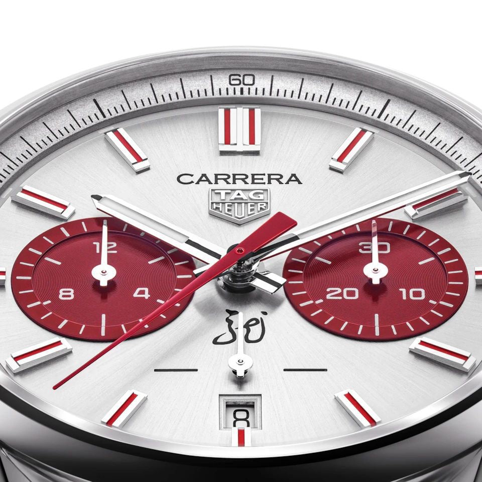 Tag Heuer Grand Carrera Chronograph's Silver 5N Limited Edition Men's Watch - Image 4