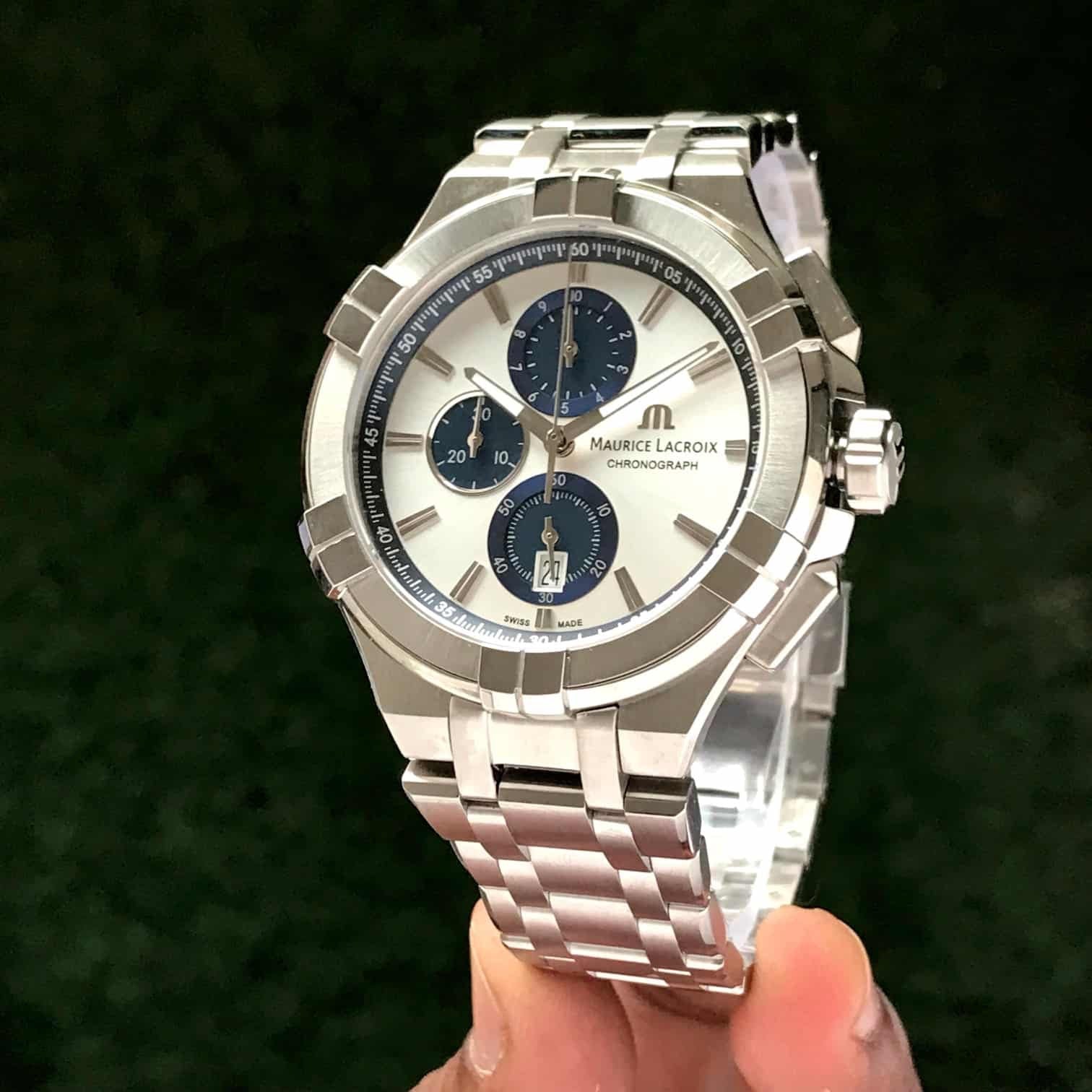 Maurice Lacroix Aikon Quartz 44mm Authentic Mens Watch - Image 2