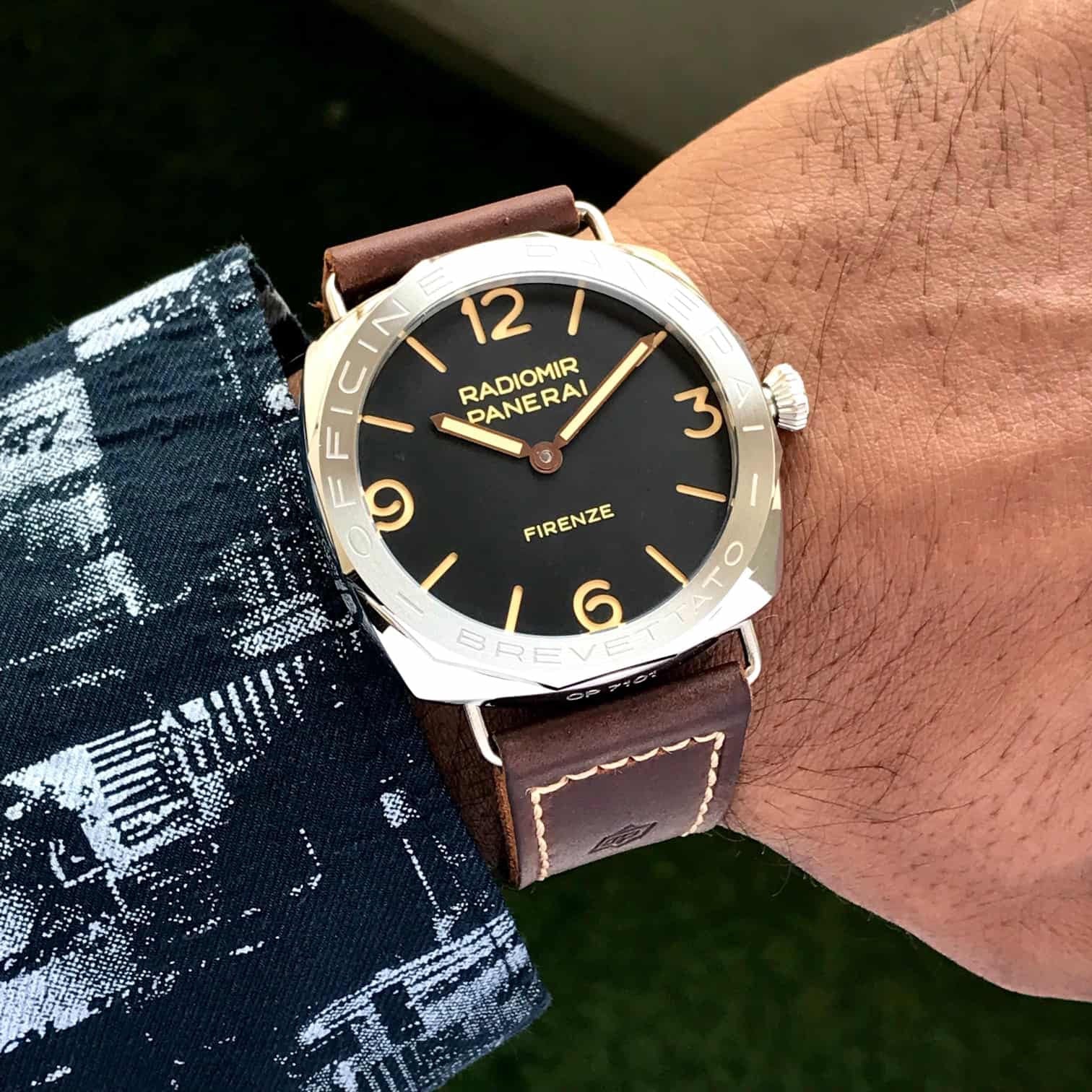 Radiomir Luminor Panerai Swiss Semi ETA Self Winding Automatic Machinery - Image 3