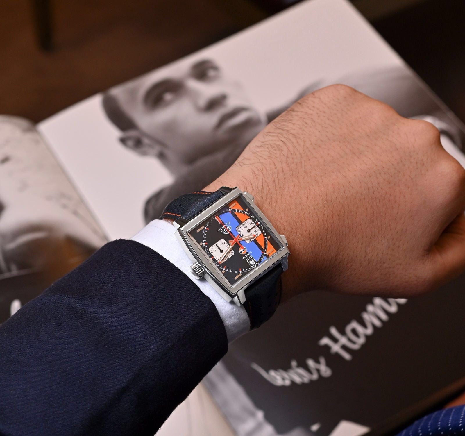Tag Heuer Monaco Gulf Limited Edition Japanese Mens Watch - Image 3