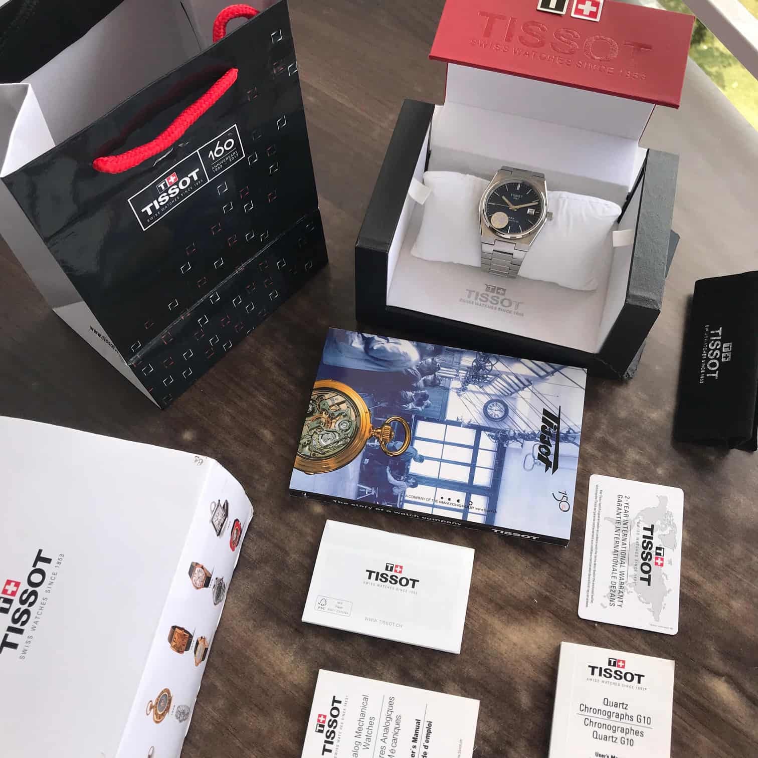 Tissot PRX Powermatic Japanese Stainless Steel Blue Dial Men's Watch - Image 4