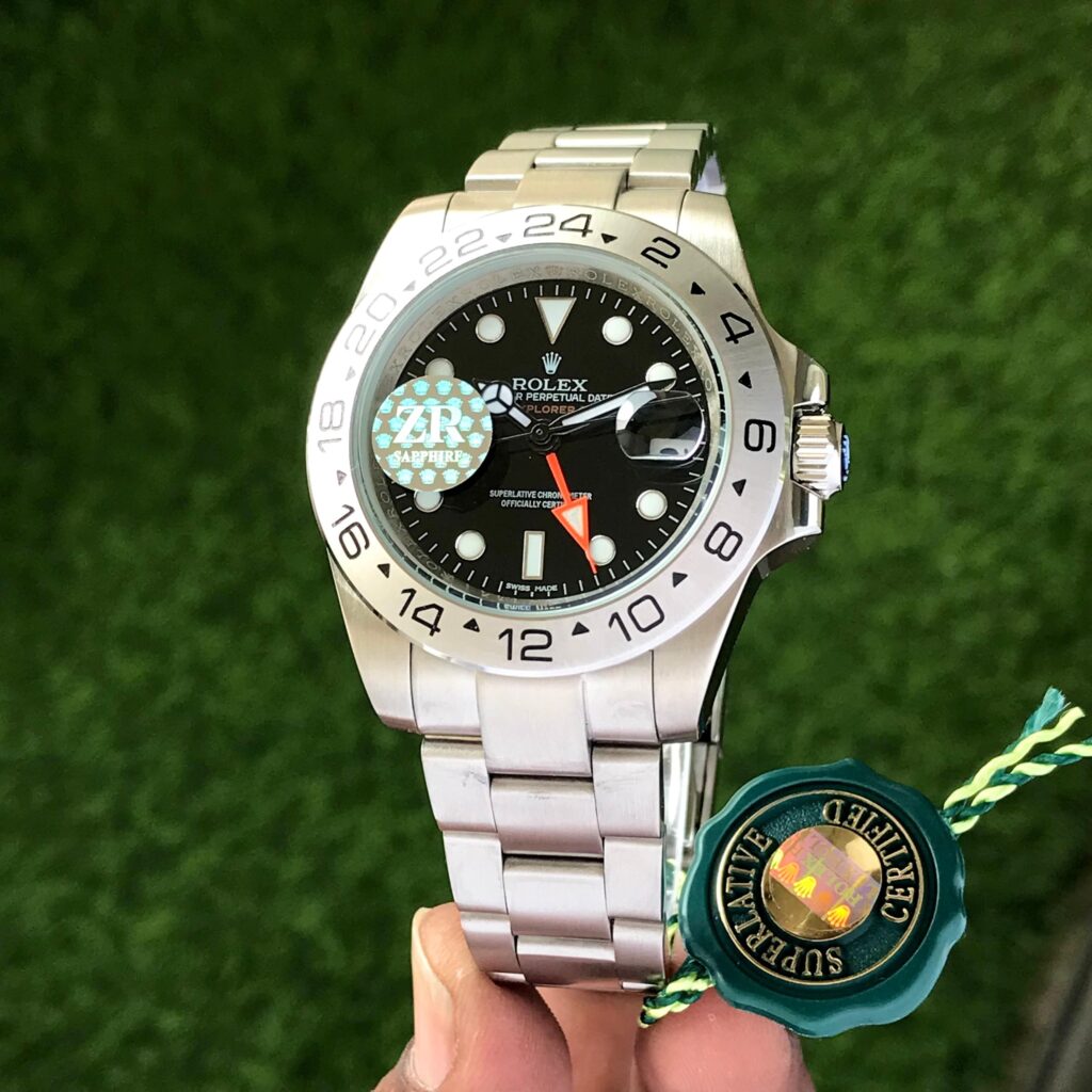 Rolex Explorer || Premiums Automatic Stainless Steel Black Dial Mens Watch - Image 2