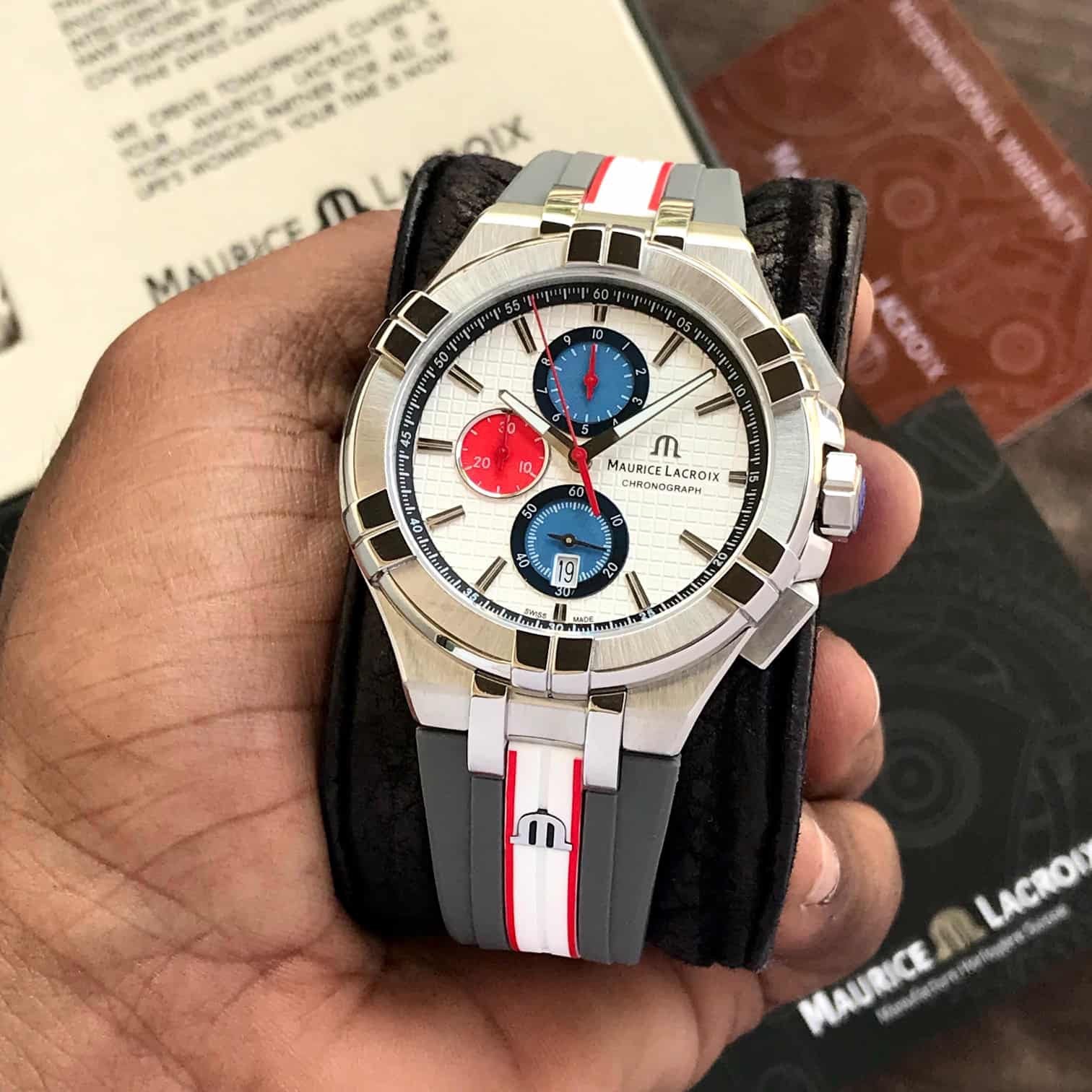 Maurice Lacroix Aikon Mahindra Formula E Special Edition Authentic Watch - Image 3