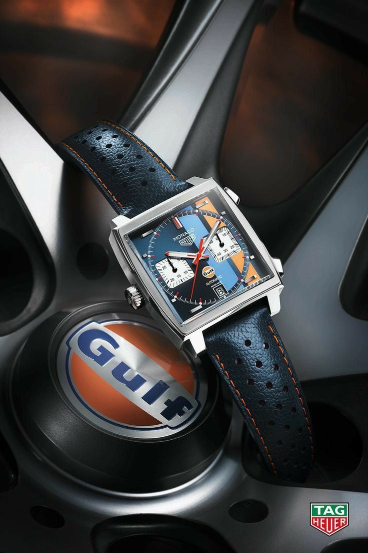 Tag Heuer Monaco Gulf Limited Edition Japanese Mens Watch - Image 3