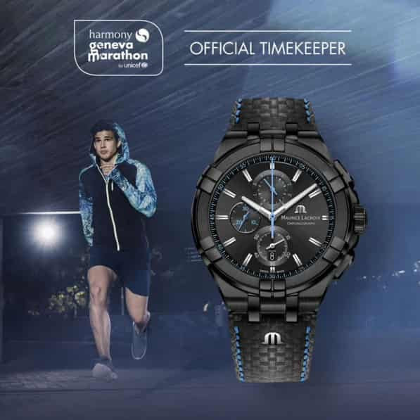 Maurice Lacroix Aikon Quartz Chronograph Black PVD Limited Edition Watch - Image 5
