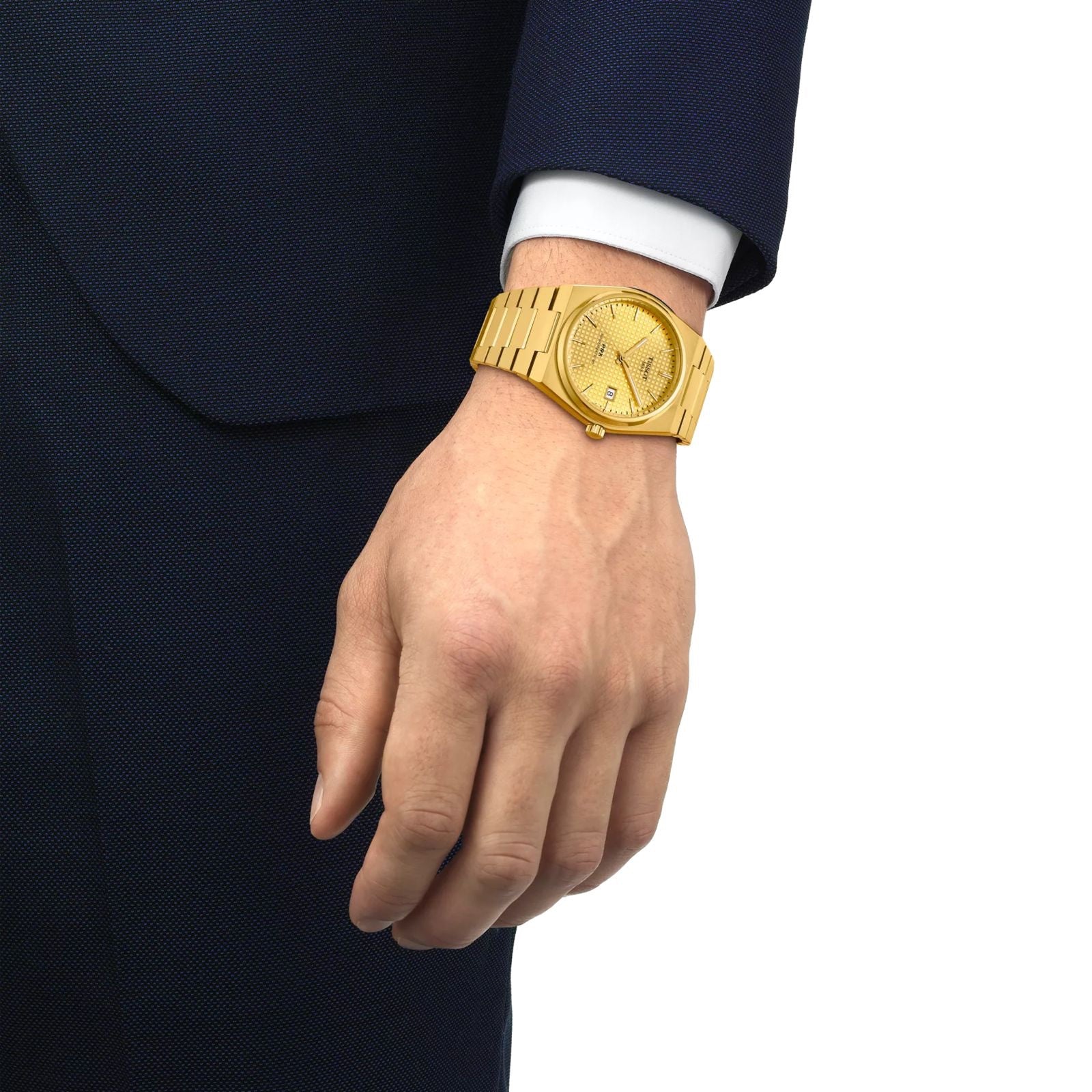 Tissot PRX Powermatic 80 Gold Tone Automatic Mens Watch - Image 3
