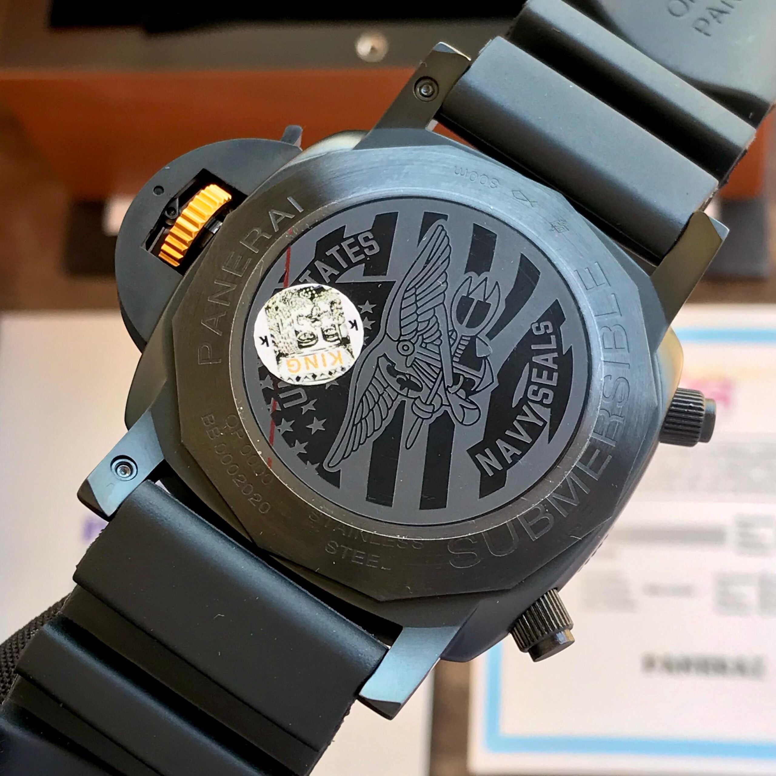 Luminor Panerai Navy Seals Chronograph Automatic Mens Watch - Image 2