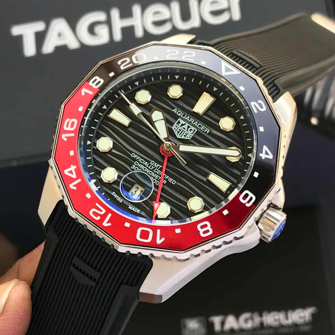 Tag Heuer Aquaracer GMT Japanese Automatic Machinery Men's Watch