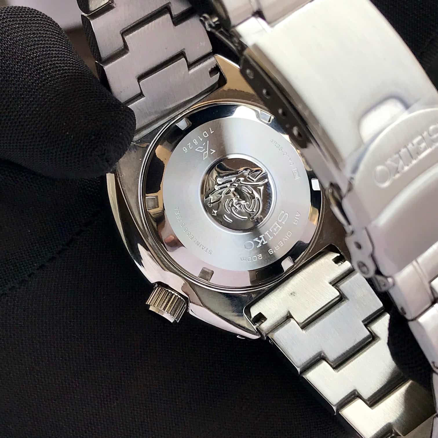 Seiko Diver 200m Japanese Stainless Steel Automatic Mens Watch - Image 4