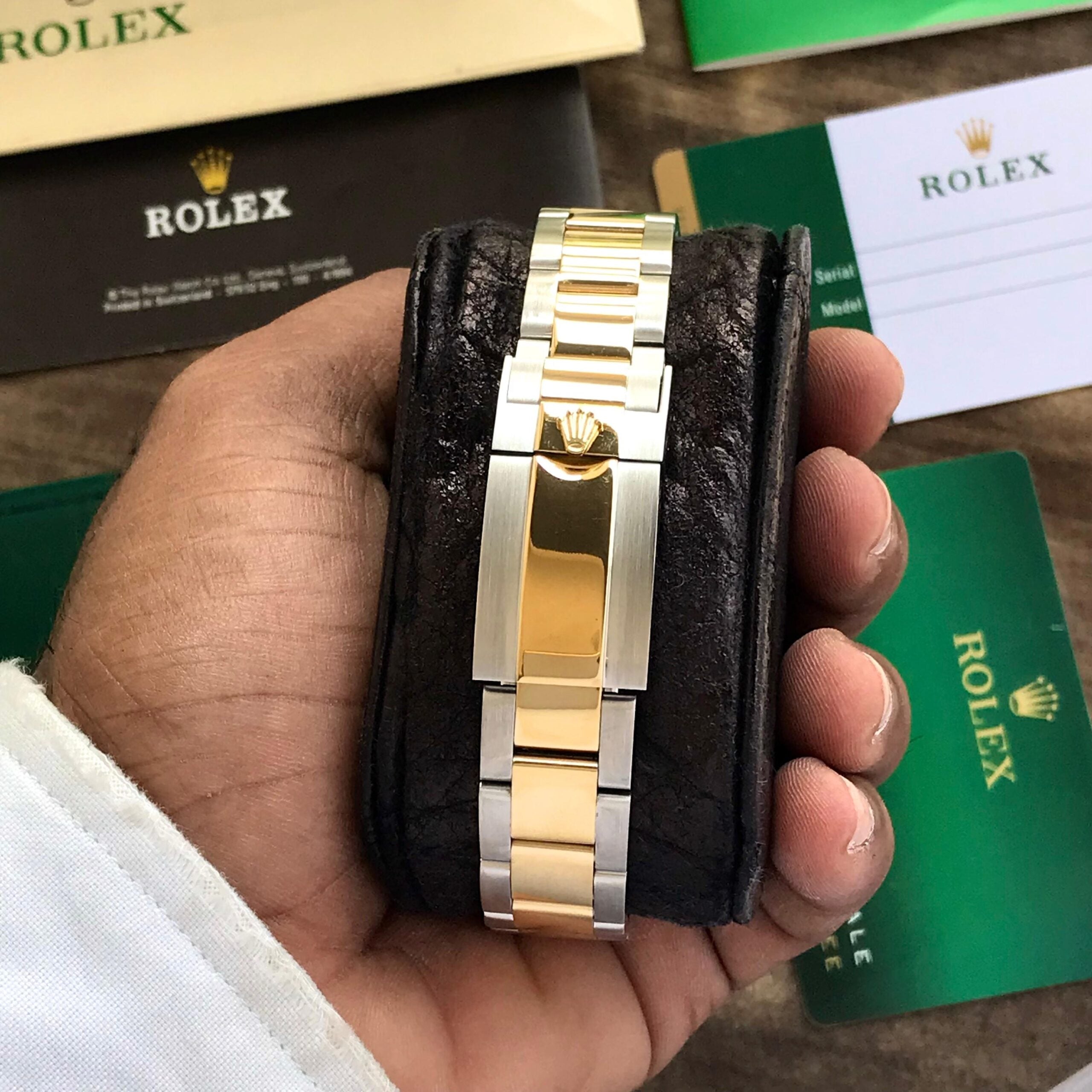 Rolex Daytona Two Tone White Dial Automatic Mens Watch - Image 3