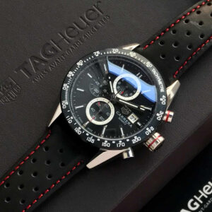 Tag Heuer Calibre 16 Black Dial Chronograph's Men's Watch