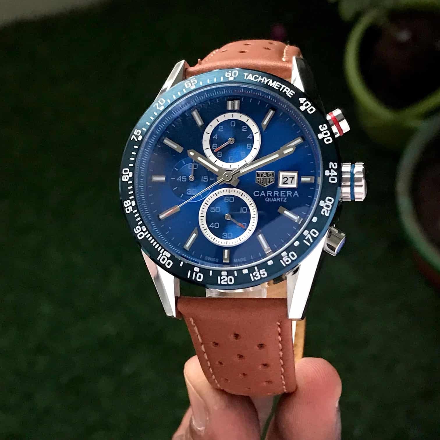 Tag Heuer Calibre 16 Blue Dial Chronograph's Men's Watch