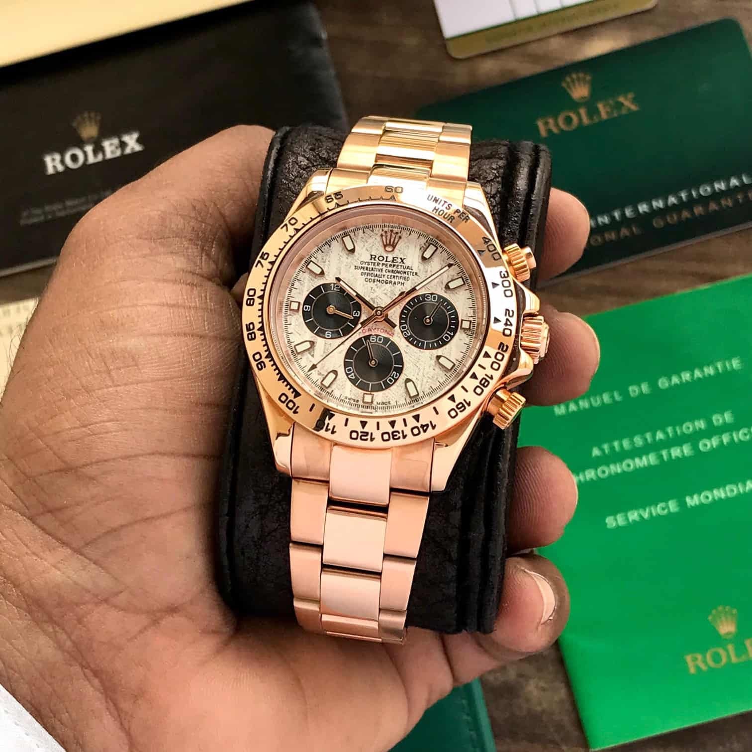 Rolex Cosmograph Daytona Rosegold Automatic Mens Watch - Image 2