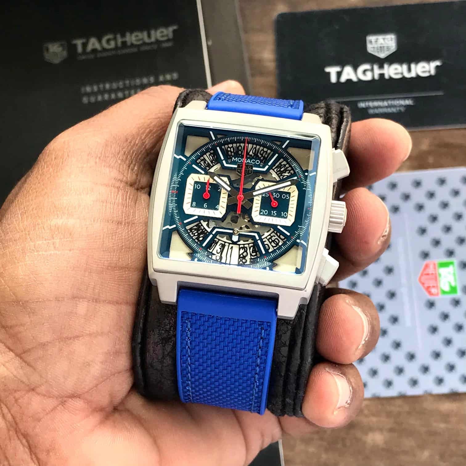 Tag Heuer Monaco Chronographs Japanese Quality Mens Watch - Image 3