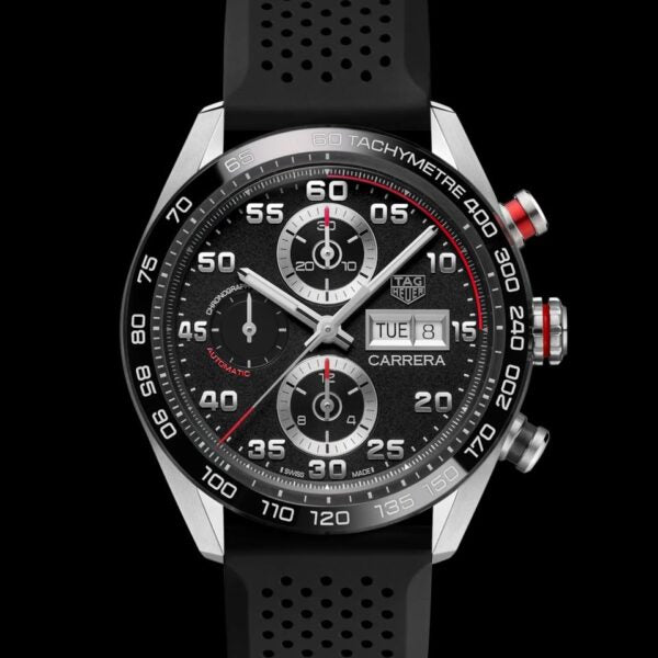 Tag Heuer Carrera Steel & Ceramic Automatic Black Fiber Men's Watch - Image 4