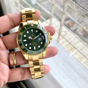 Rolex Submariner Premium Collection Automatic Green and Golden