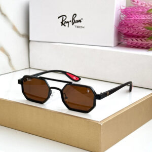 Ray Ban METAL BLACK BROWN UV-400 SUNGLASSES