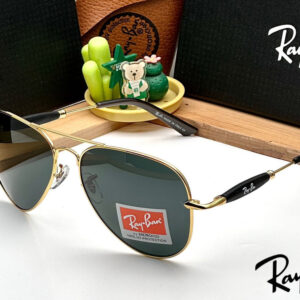 Ray Ban 3517 GOLD BLACK UV-400 SUNGLASSES