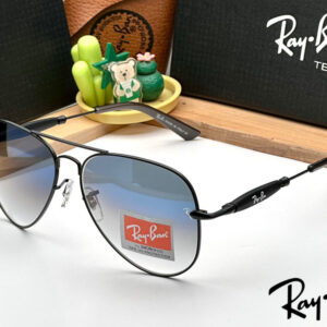 Ray Ban 3517 BLACK BLUE DC UV-400 SUNGLASSES