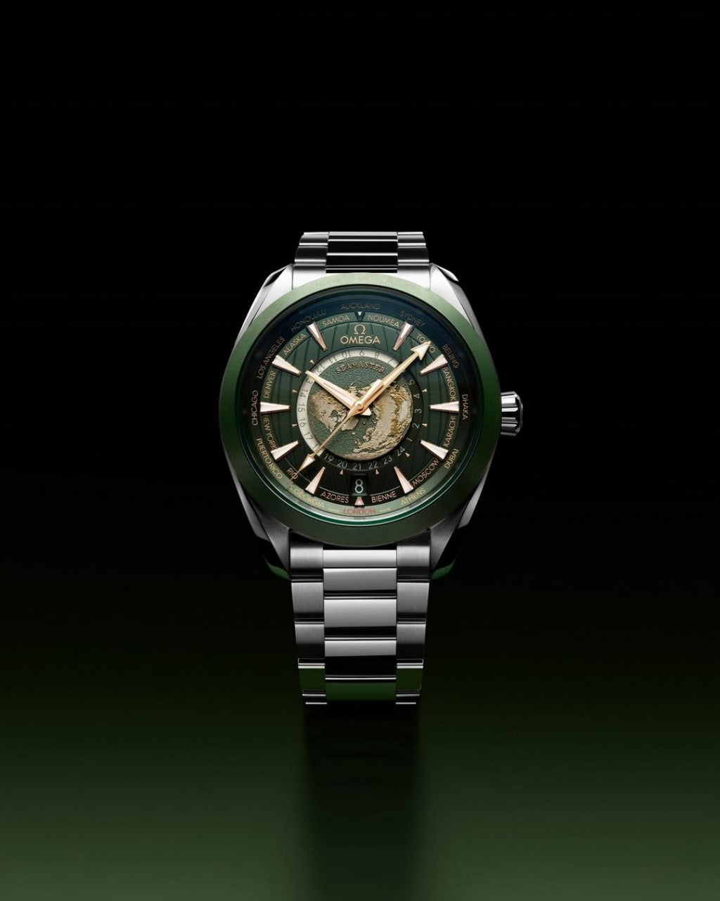 OMEGA Aqua Terra Co-Axial Chronometer WORLDTIMER - Image 2