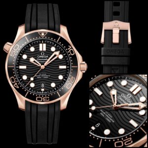 Omega Seamaster Diver 300M all black & Golden