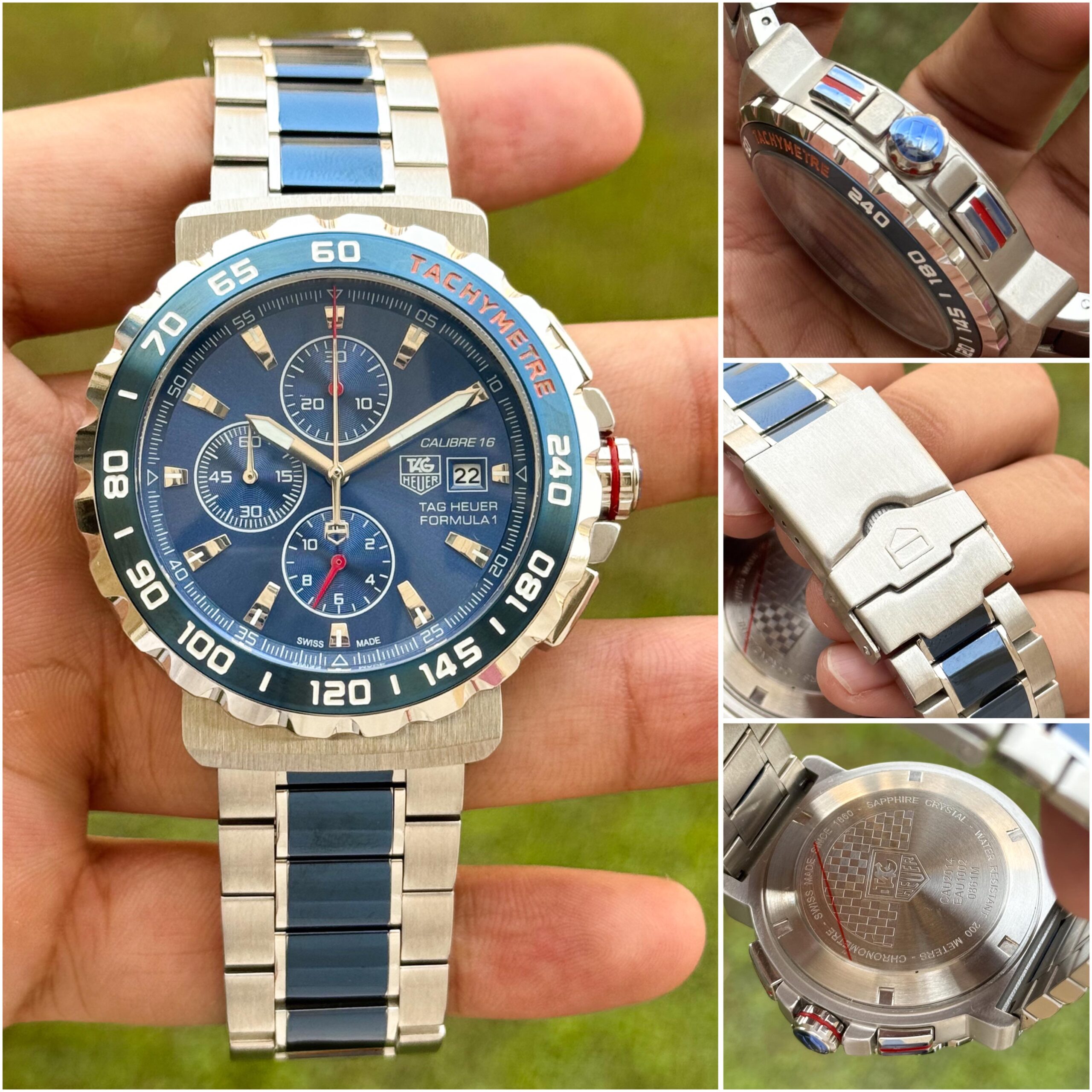 TAG Heuer's Gulf-branded watches continues, with the Gulf Special Edition Formula 1.🏎 - Image 4