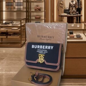 Burberry Horseferry Print Canvas Note Crossbody Bag